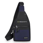 Men Fashion Casual Commuter Oxford Chest Bag - Image 8