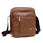 Men Fashion Casual Business PU Crossbody Bag - Image 5