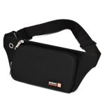 Wholesale Men Solid Color Running Sports Shoulder Bag Fitness Crossbody Waist Bag - Image 8