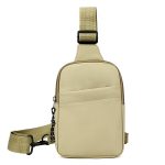 Men Fashion Casual Commuter Solid Color Chest Bag - Image 8