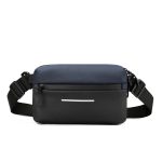 Wholesale Men Casual Sports Commuter Oxford Colorblock Chest Bag - Image 8