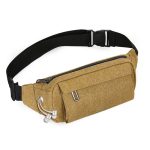 Wholesale Men Casual Sports Commuter Solid Color Waist Chest Bag - Image 8