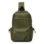 Men Casual Sports Commuter Solid Color Waist Chest Bag - Image 8