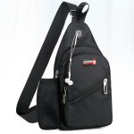Wholesale Men Fashion Leisure Sports Commuter Canvas Chest Bag - Image 7