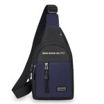 Men Fashion Casual Commuter Oxford Chest Bag - Image 8