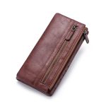 Wholesale Men Casual Zipper Solid Color Purse - Image 9