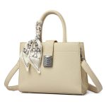 Wholesale Women Fashion Casual Solid Color Litchi Pattern Handbag - Image 7