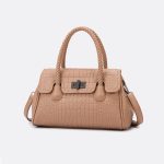 Wholesale Women Fashion Casual Solid Color Stone Pattern Handbag