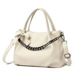 Wholesale Autumn And Winter Women Casual Solid Color Large Capacity Chain Handbag - Image 7