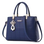 Women Fashion Elegant Solid Color Pearl Pendant Handbag - Image 6