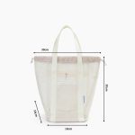 Wholesale Women Fashion Casual Mesh Hollow Large Capacity Beach Bag - Image 4