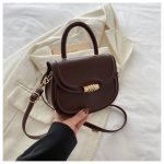 Wholesale Women Fashion Simple Elegant Solid Color Shoulder Bag - Image 8