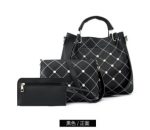 Wholesale Women Fashion Large-Capacity Handbag Three-Piece Set - Image 8