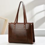 Wholesale Women Fashion Casual Simple Large Capacity Tote Bag - Image 2