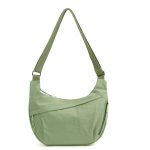 Wholesale Women Fashion Casual Solid Color Nylon Shoulder Bag