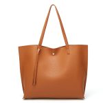 Wholesale Women Simple Solid Color Tassel Bag - Image 8