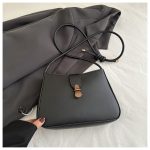 Wholesale Women Fashion Casual Solid Color Small Square Shoulder Bag - Image 7