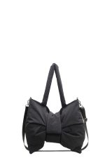 Wholesale Women Fashion Elegant Solid Color Bowknot Nylon Cloth Shoulder Bag - Image 8