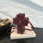 Women Fashion Gothic Rivet Chain Cross-Shaped Shoulder Bag - Image 8