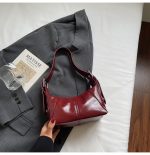 Wholesale Women Fashion Casual Solid Color Soft Leather Shoulder Bag - Image 8