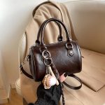 Wholesale Women Fashion Solid Color Bright Soft PU Chain Pendant Handbag - Image 7