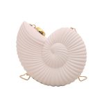 Women Fashion Creative Acrylic Solid Color Conch Shoulder Bag - Image 8