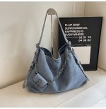 Wholesale Women Fashion Casual Large Capacity Denim Shoulder Bag - Image 8