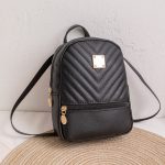 Wholesale Women Fashion Casual Solid Color Embroidered Mini Backpack - Image 8