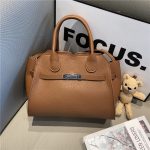 Women Fashion Elegant Solid Color Handbag - Image 8