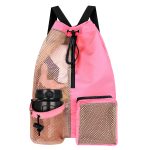 Wholesale Fashion Mesh Stitching Swimming Sports Storage Backpack - Image 6