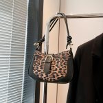 Women Fashion Leopard Dumpling-Shaped Shoulder Bag - Image 7