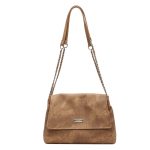Wholesale Women Fashion Casual Simple Solid Color Chain Shoulder Bag - Image 8