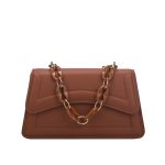 Fashion Solid Color Wide Shoulder Strap Square Shoulder Bag - Image 7
