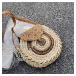 Bohemian Casual Woven Round Straw Bag - Image 8