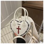 Wholesale Studded Gothic Punk Heart Shoulder Bag - Image 8
