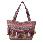 Bohemian Ethnic Tassel Decoration Large Capacity Tote Bag - Image 8