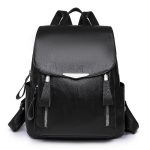 Wholesale Fashion Pu Simple Style Large Capacity Backpack - Image 6