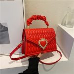 Fashion Heart Flip Square Shoulder Bag - Image 8
