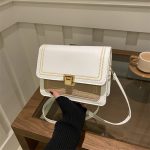 Wholesale Vintage Contrast Square Shoulder Bag - Image 8