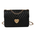 Wholesale Simple Stitch Flip Square Shoulder Bag - Image 8