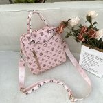 Wholesale Women Fashion Classic Printed Zipper Square Shoulder Bag - Image 8