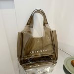 Women Fashion Simple PVC Plastic Transparent Jelly Shoulder Bag - Image 8