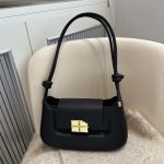 Women Fashion Casual Simple Solid Color Shoulder Bag - Image 7