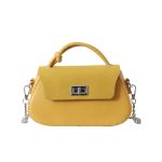 Women Fashion Simple Solid Color Chain Shoulder Bag - Image 8