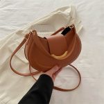Women Fashion Casual Solid Color Shoulder Bag - Image 7