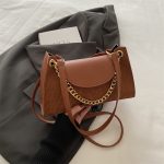 Women Fashion Casual Splicing Small Square Chain Shoulder Bag - Image 7