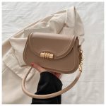 Women Fashion Casual Solid Color Chain Small Square Shoulder Bag - Image 8