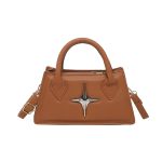 Wholesale Women Fashion Casual Simple Solid Color Cross Buckle Handbag - Image 8