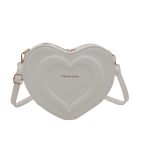 Women Fashion Casualsolid Color Heart Shaped Shoulder Bag - Image 7