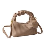 Women Fashion Casual Solid Color Vertical Stripe Small Square Shoulder Bag - Image 7